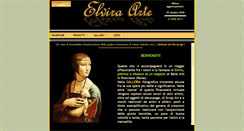 Desktop Screenshot of elviraarte.it