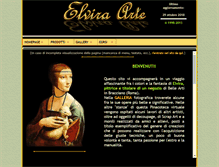 Tablet Screenshot of elviraarte.it